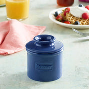 The Original Butter Bell® Crock Cafe Royal Blue