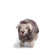 Mini Sheep Felt Hanging Decoration Grey