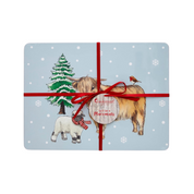 Set Of 4 Placemats Christmas On The Farm