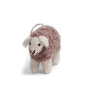 Mini Sheep Felt Hanging Decoration Lavender