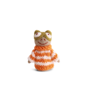 Felted Finger Puppet Frog