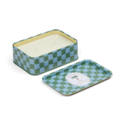 A Dopo 6.5oz Printed Tin Candle Lush Palms