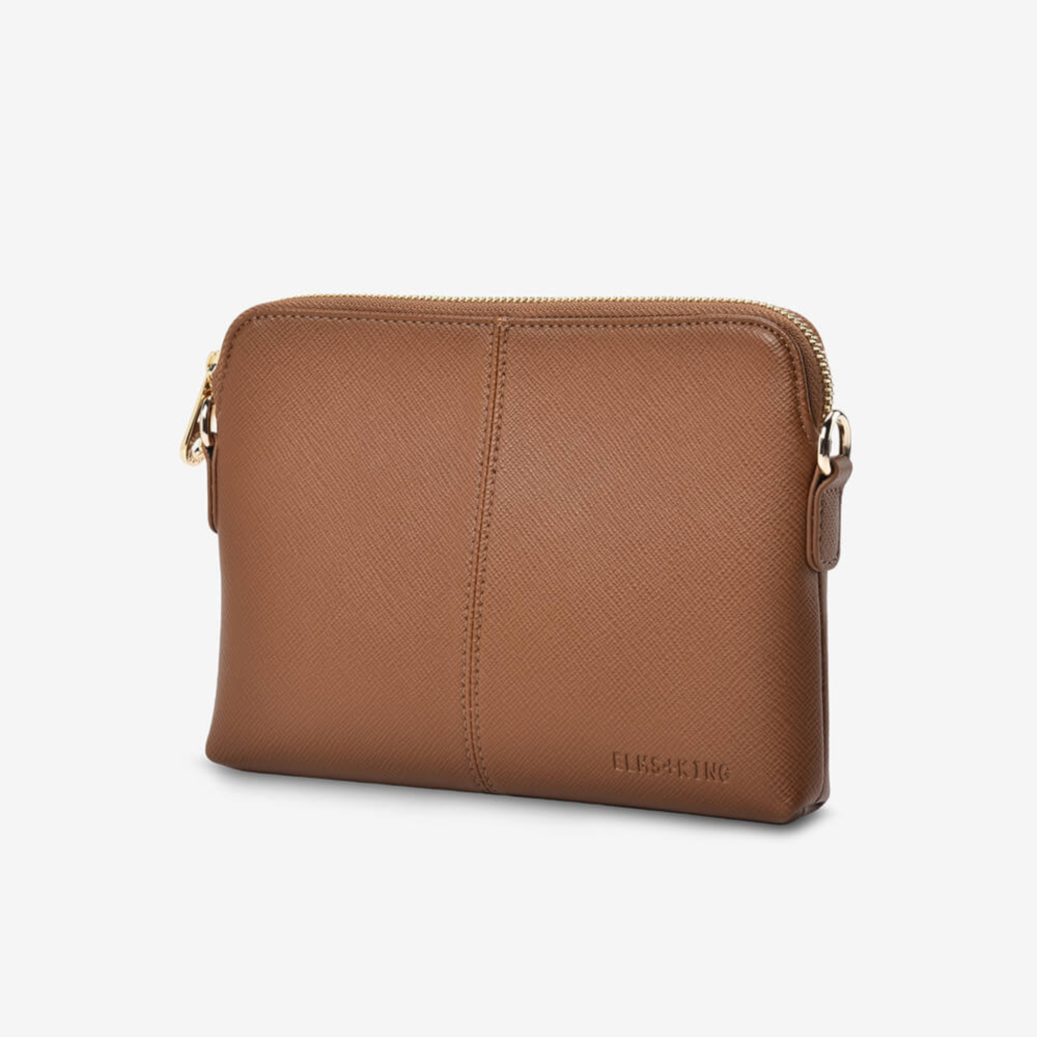 Bowery Crossbody Tan Saffiano