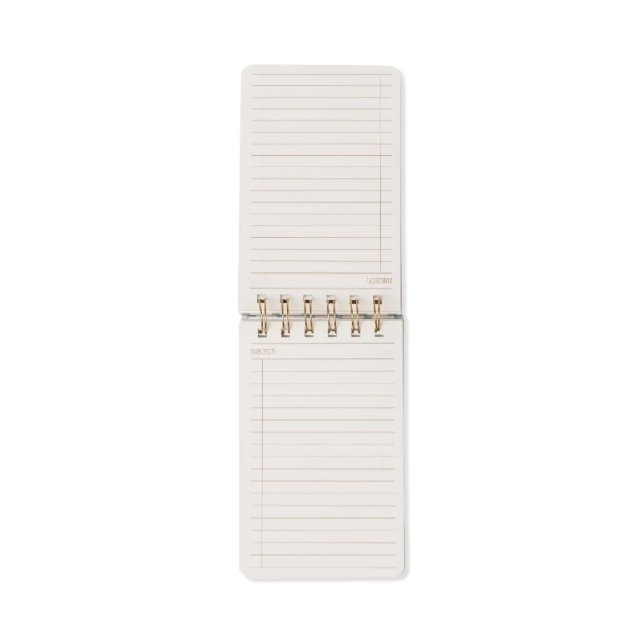 Tulip Twin Wire Notepad Wavy Blue