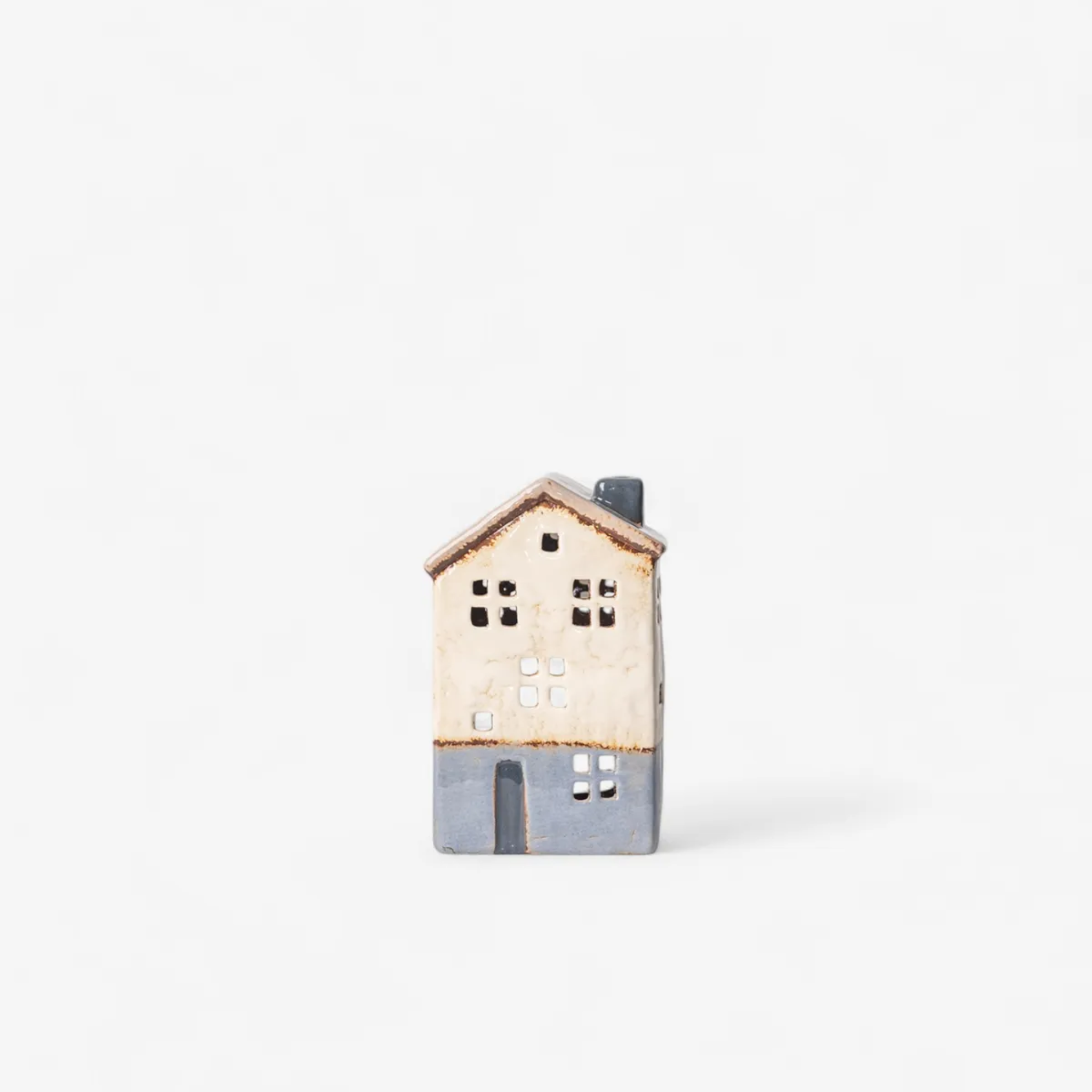 Saint Malo Tea Light House Stone Roof