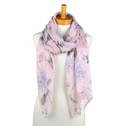 Pink Hydrangea Garden Scarf