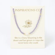 Inspiration Necklace Lilac, Pearl and Gold