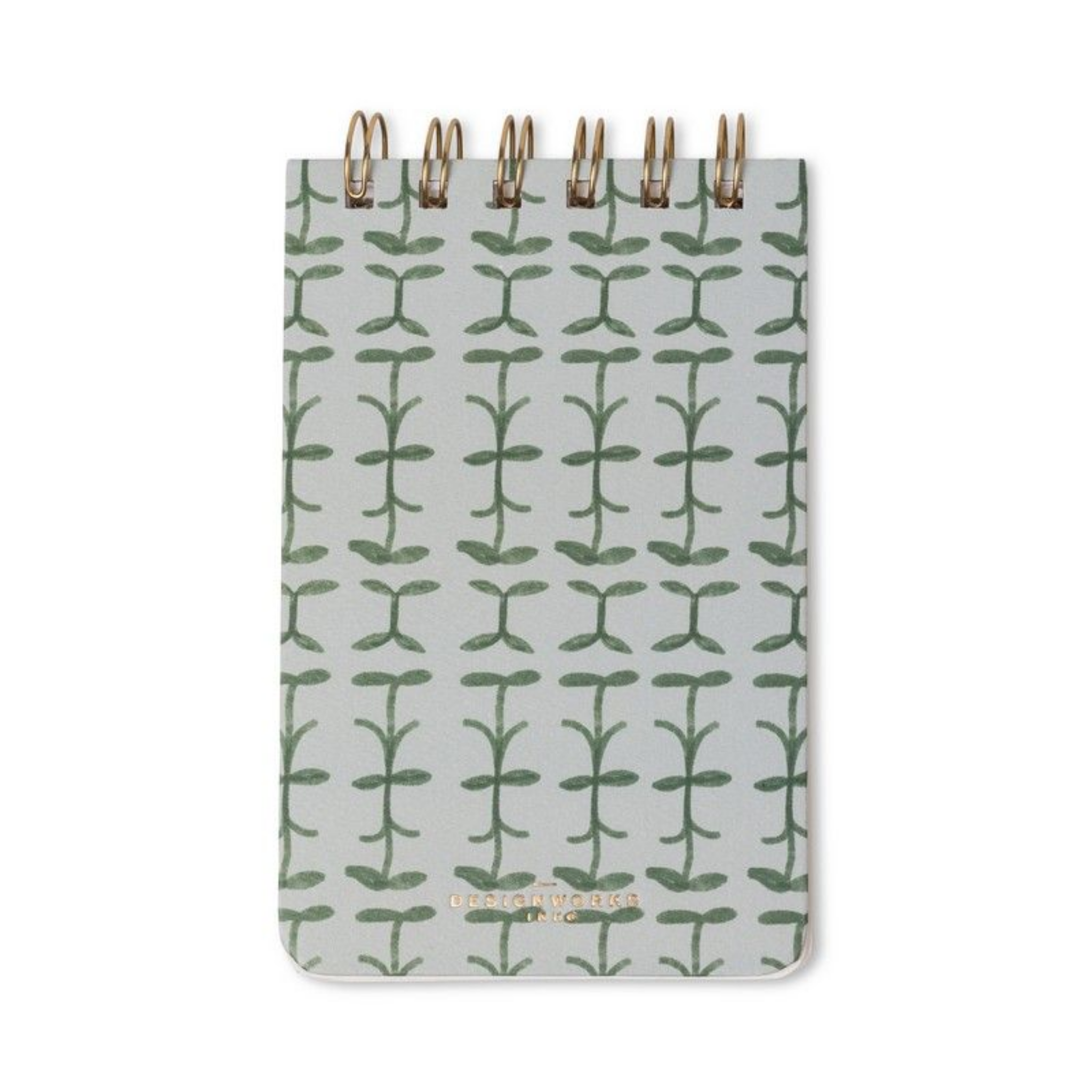 Tulip Twin Wire Notepad Green Vine