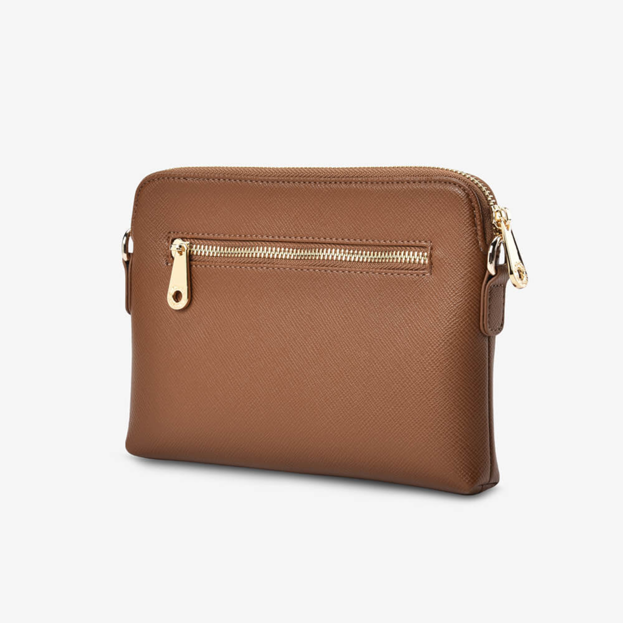 Bowery Crossbody Tan Saffiano