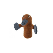 Handmade Felted Finger Puppet Platypus