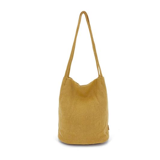 Natural Long Handle Bag Mustard