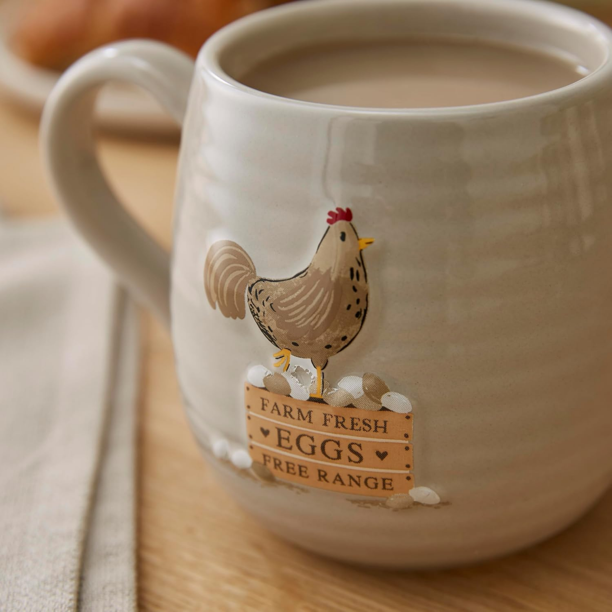 Farm Fresh Eggs Belly Mug Hen House Lane