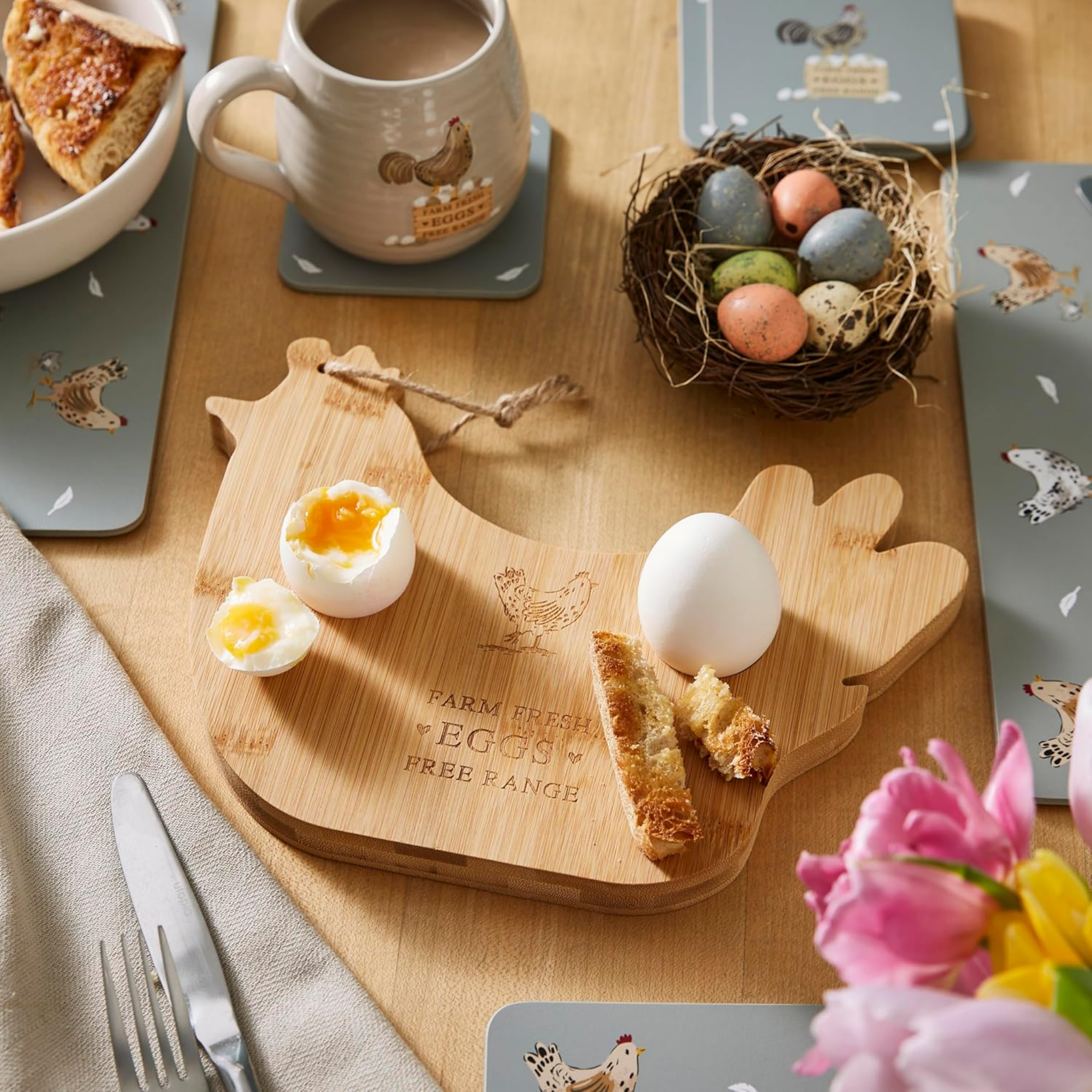 Farm Fresh Eggs Belly Mug Hen House Lane