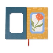 Framed Floral Die-Cut Bound Journal Poppy