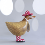 Spotty Hat & Boots Ducky Pink
