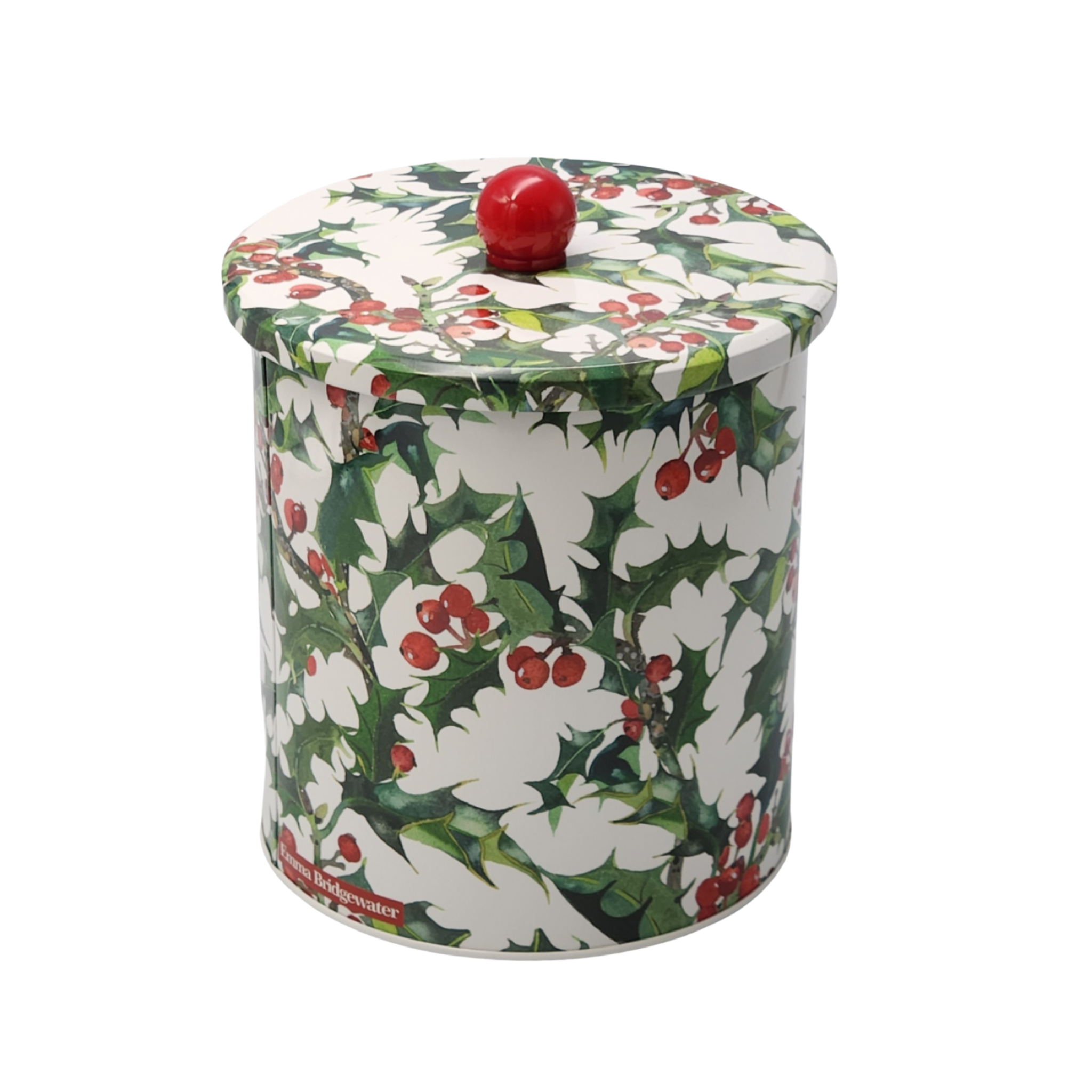 Biscuit Barrel Tin Holly