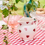 Pink Hearts 1/2 Pint Jug