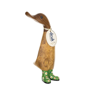 Floral Boots Duckling Green