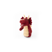 Felted Finger Puppet Dragon