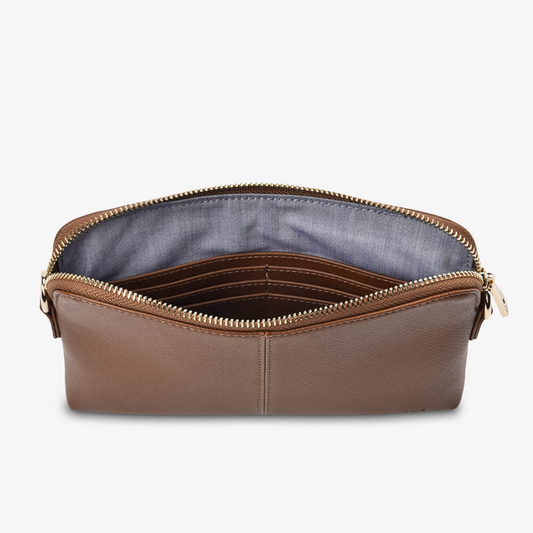 Bowery Crossbody Tan Saffiano