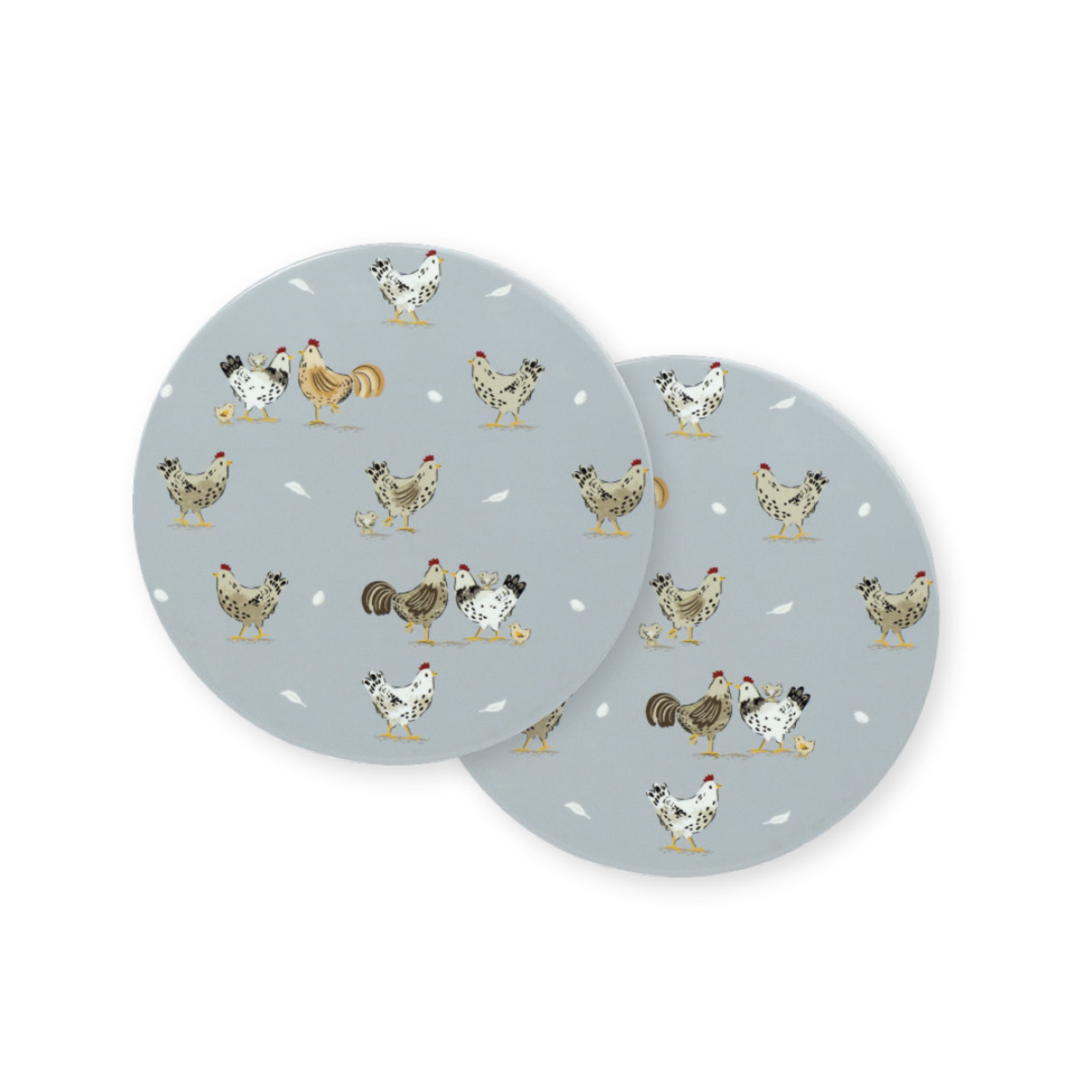 Set Of 2 Trivets Hen House Lane