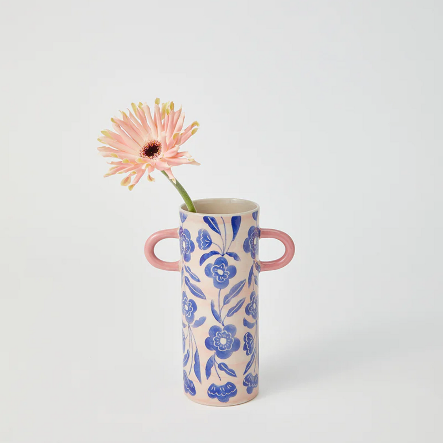 Griffe Blue Floral Bud Vase