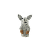 Handmade Felted Finger Puppet Kangaroo