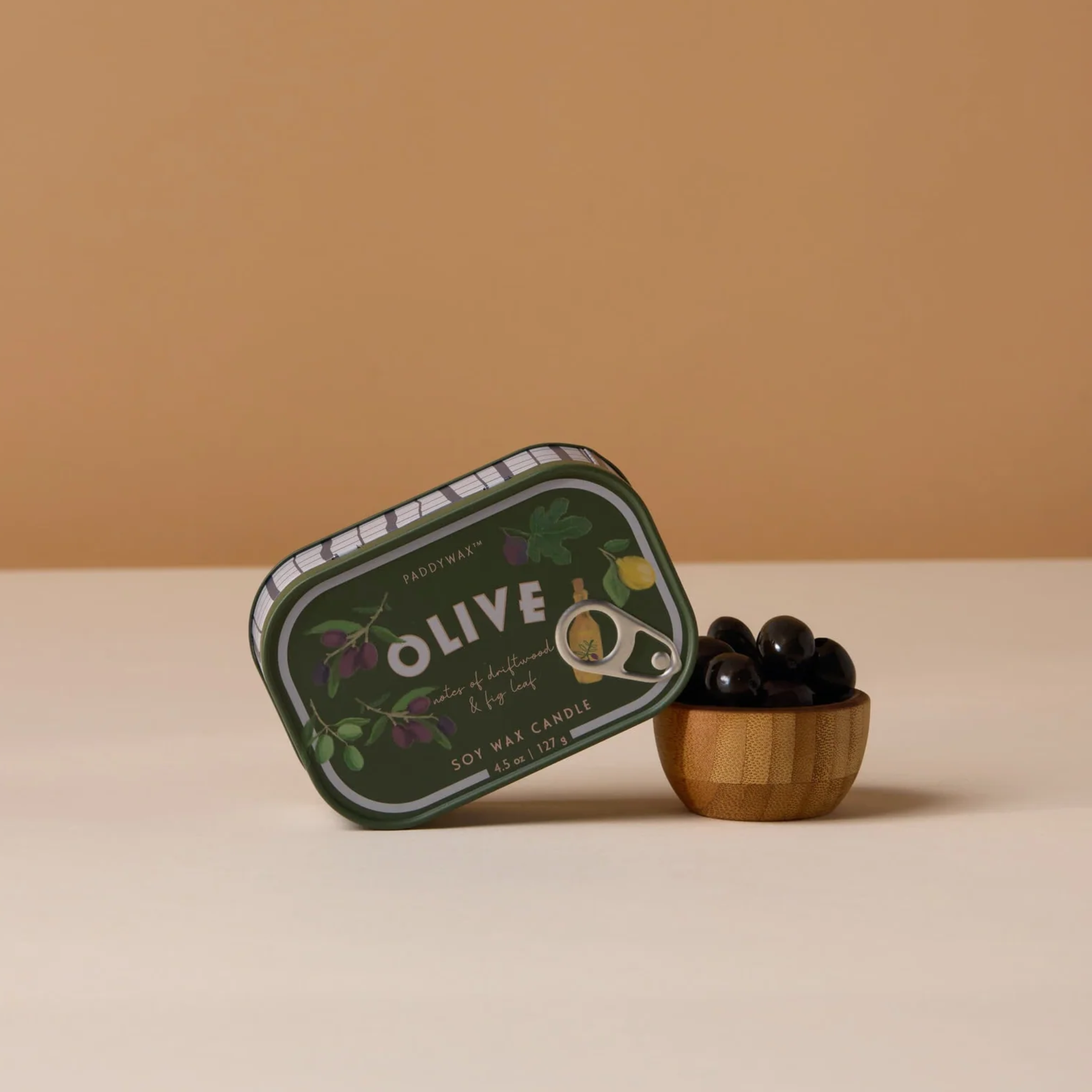 Bistro Tin Candle Olive 4.5oz