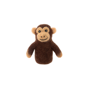 Felted Finger Puppet Monkey