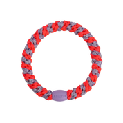 KKNEKKI Original Hair Tie Stripe Lilac Neon Pink