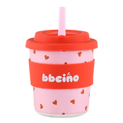 Reusable BambinoCino Bamboo Cup Sweetheart 240ml