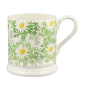 Flowers Green Daisy Fields 1/2 Pint Mug