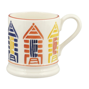 Icons Beach Huts 1/2 Pint Mug