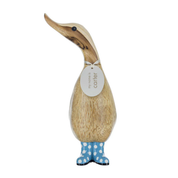 Spotty Boots Duckling Blue