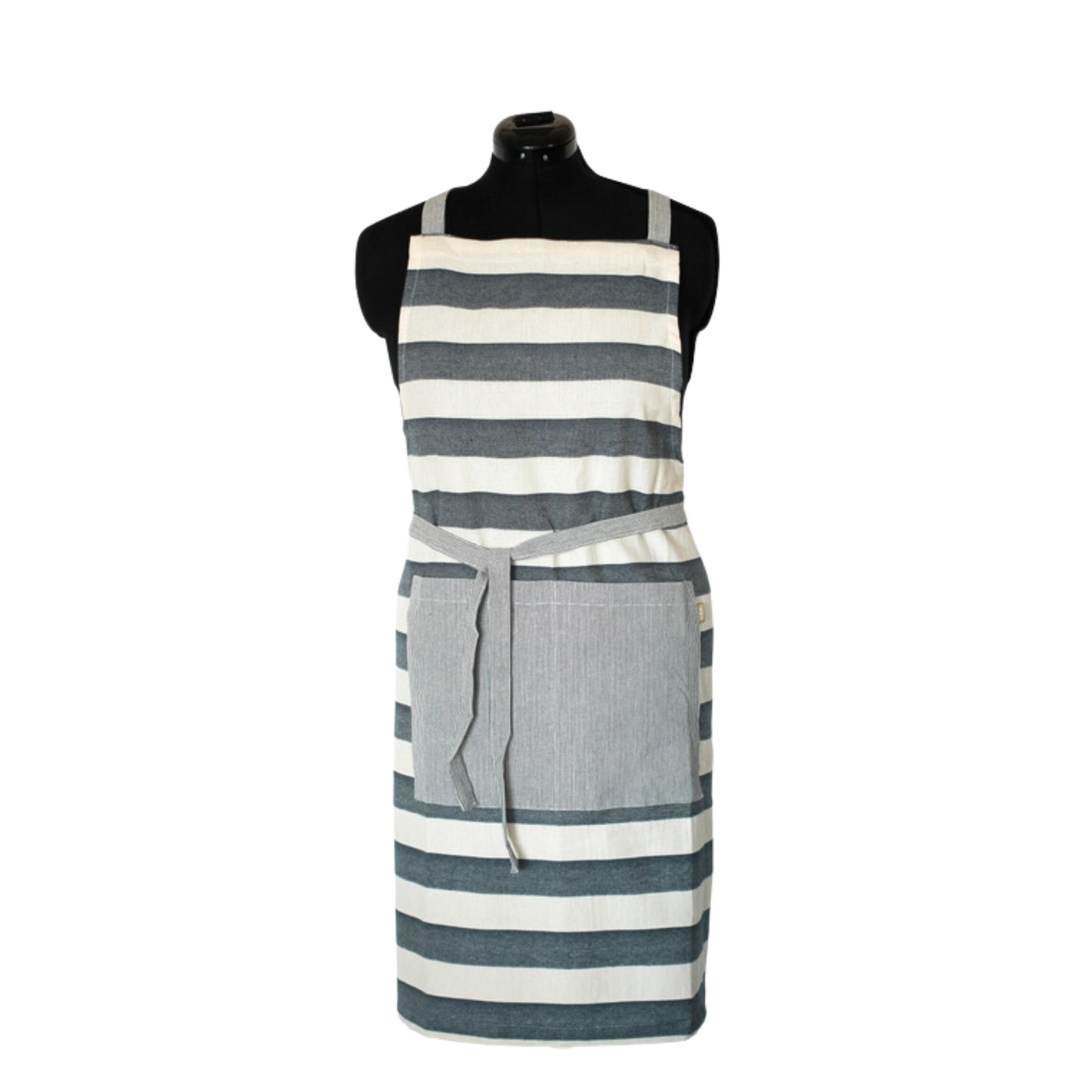 Stripe Apron Dark Slate