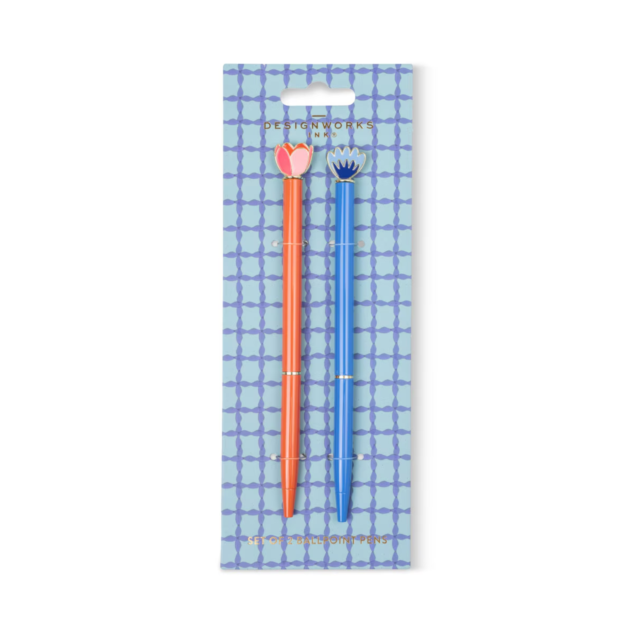 Metal Ballpoint Icon Pen Set Floral