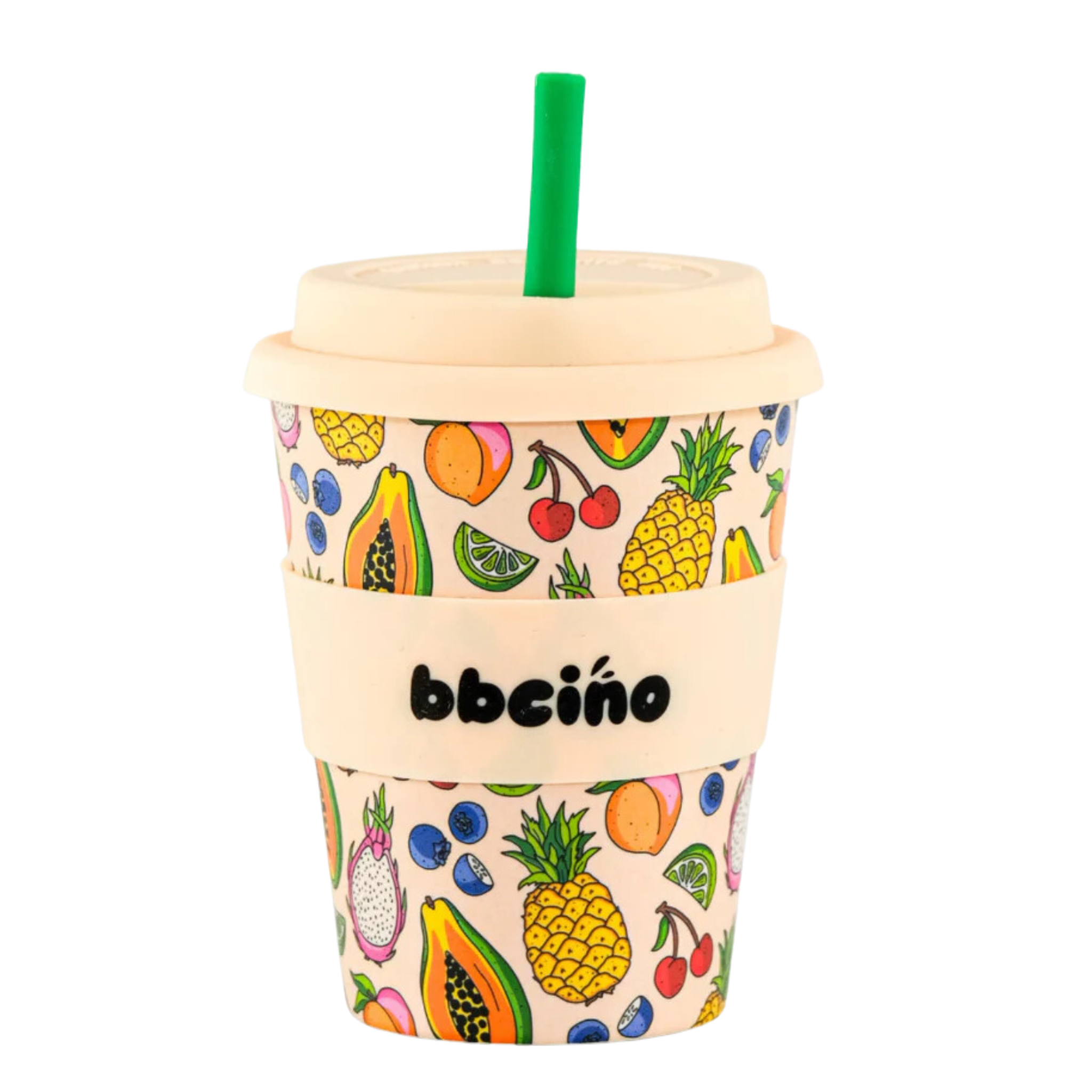 Reusable BiggieCino Bamboo Cup Troppo 350ml