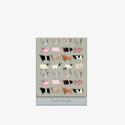 Premium Pocket Notebook Farm Animals