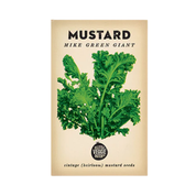 Mustard 'Lime Streaks' Heirloom Seeds