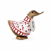 Candy Cane Christmas Ducky White Jumper