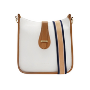 Dominic Max Bag Dual Tone White Tan 2.0
