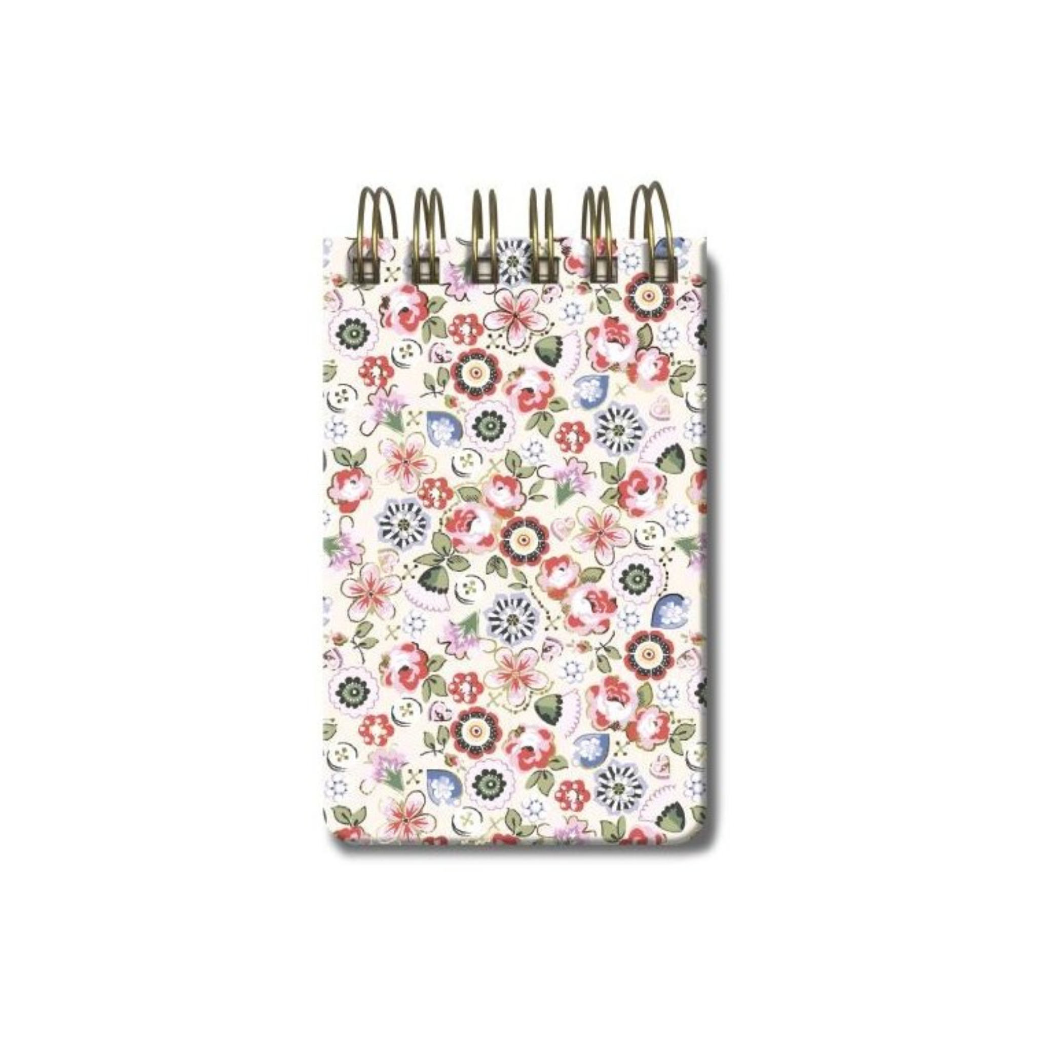 Mini Wirebound Notebook Ditsy Meadow