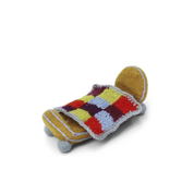 Mini Felt Bed Ochre