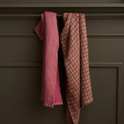 Set Of 2 Tea Towels Raspberry Lume