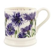 Flowers Cornflower 1/2 Pint Mug
