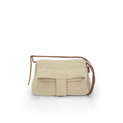 Natural Cross Body Bag Beige