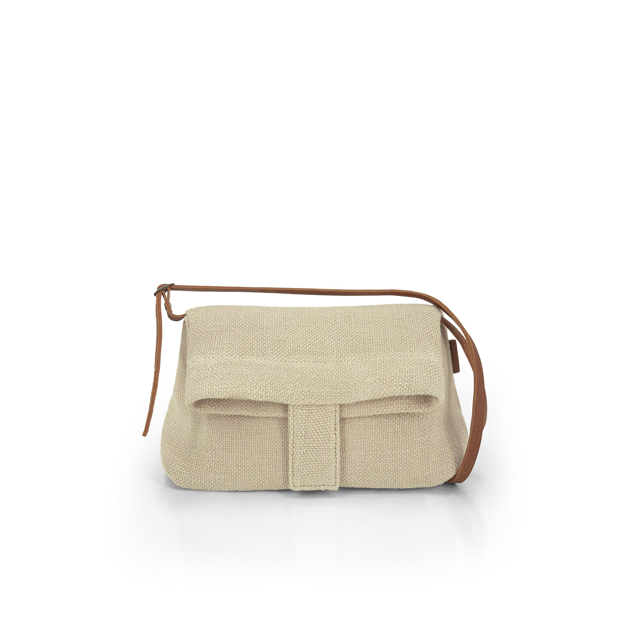 Natural Cross Body Bag Beige