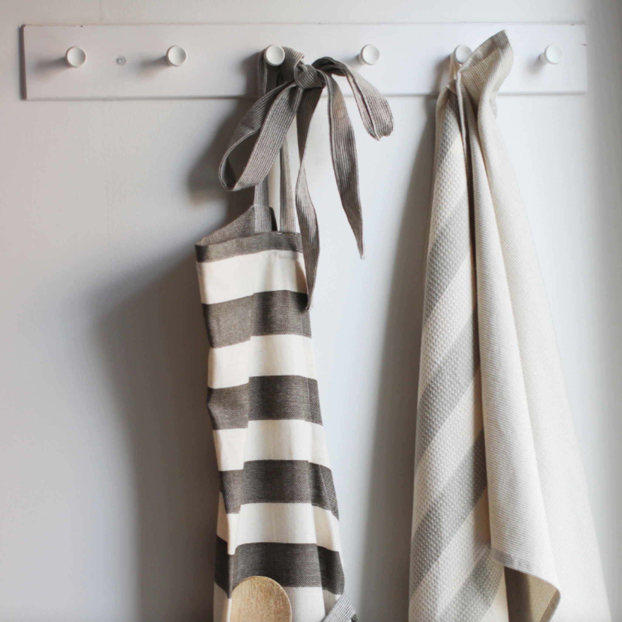 Stripe Tea Towel Set Sage