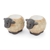 Set Of 2 Egg Cups Highland Sheep