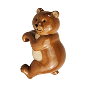 Bear Pot Sitter Brown